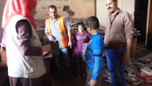 Distribution of children winter wears clothing campaign - Aid Gaza in partnership with the Welfare Association